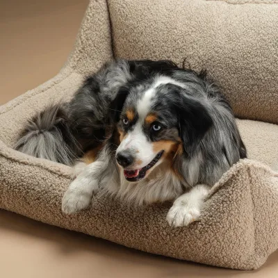 Wigiwama Pet Club Chair – lemmikin nojatuoli, Biscuit / L