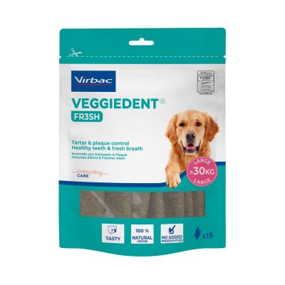 Virbac VeggieDent Fr3sh L, 15 kpl