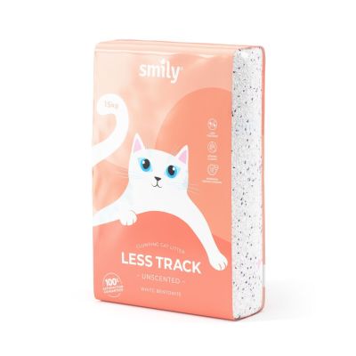 Smily-kissanhiekka White Bentonite Less Track 15 kg