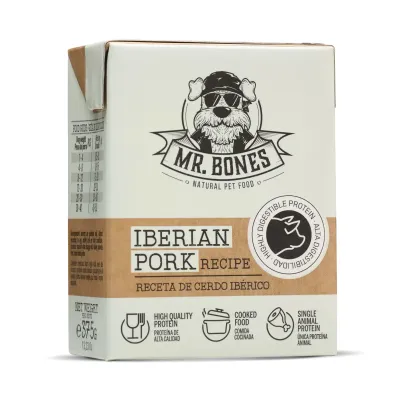 Mr.Bones Keitetty Iberico possu – viljaton täysravinto koirille