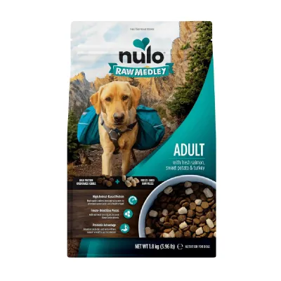 Nulo Raw Medley Dog Salmon, Sweet Potato & Turkey