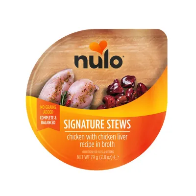 Nulo Signature Stews Cat kanaa & kananmaksaa liemessä 79 g