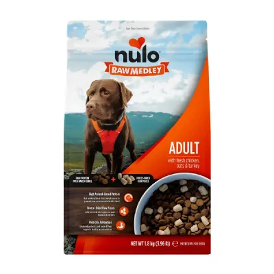 Nulo Raw Medley Dog Adult Fresh Chicken, Oats & Turkey