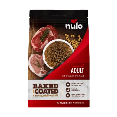 Nulo Baked & Coated Dog Adult Fresh Lamb, Pork & Beef