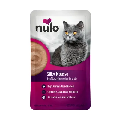 Nulo Silky Mousse Cat nauta & sardiini liemessä 79 g, kuva 1 / 1