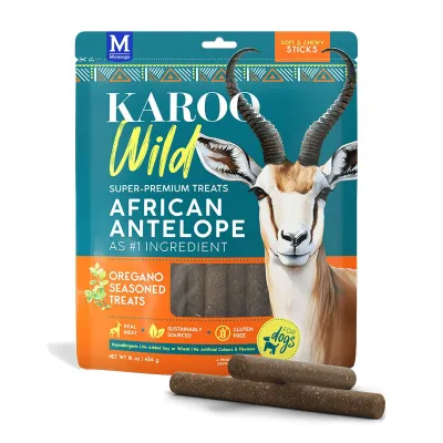 Karoo Wild Antilooppiherkkutikut, oregano 454 g