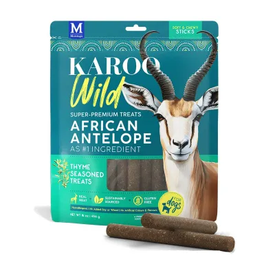 Karoo Wild Antilooppiherkkutikut, timjami 454 g
