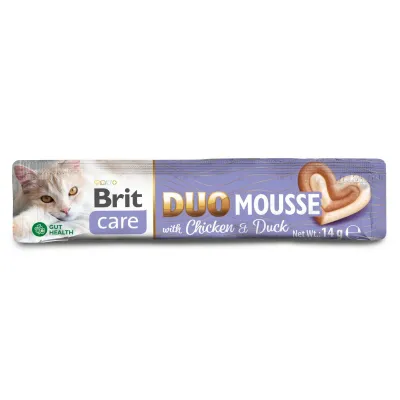 Brit Care Cat Creamy Duo Mousse, Kana & Ankka 4 x 14 g
