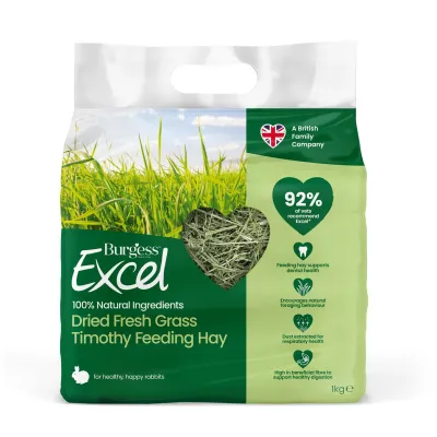 Burgess Excel Feeding kuivattu heinä 1 kg