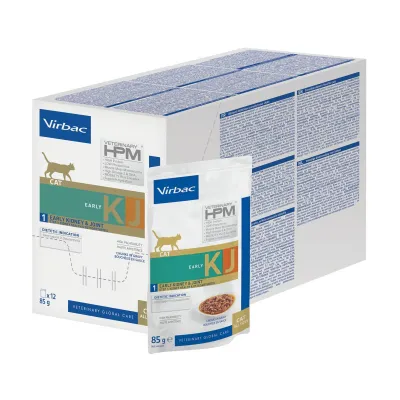 Virbac HPM Cat KJ1 wet Early Kidney & Joint 12 x 85 g