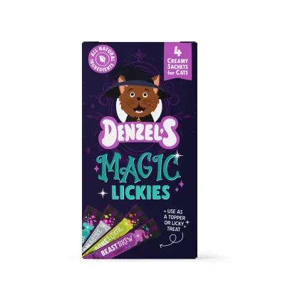 Denzel’s Halloween Magic Lickies nuoltavat kissanherkut 4 x 10 g