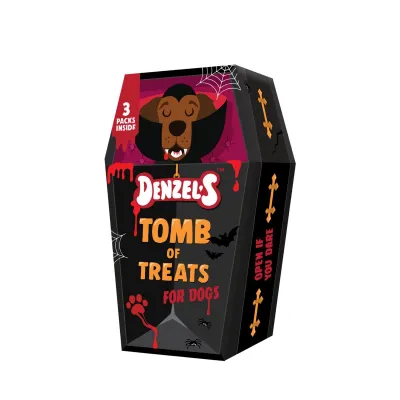 Denzel’s Halloween Tomb of Treats koiran herkkupakkaus