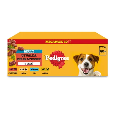 Pedigree Mixed hyytelössä 40 x 100 g