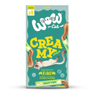 WOW Cat Creamy Snack Nauta 5 x 16 g