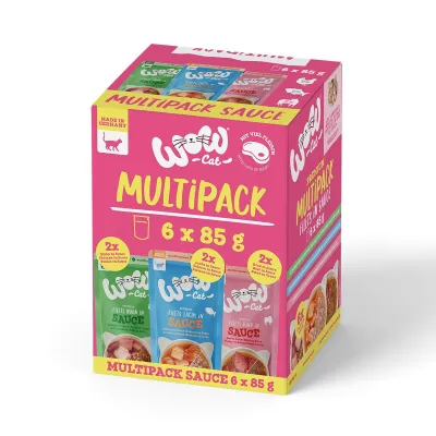 WOW Cat Kastikemultipack 6 x 85 g