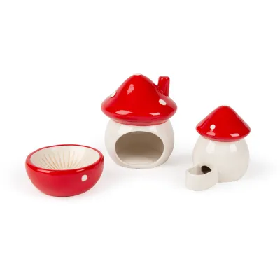 Scruffs Small animal Mushroom Ceramic Set, kuva 1 / 1