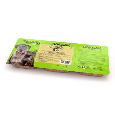 SMAAK kanan jauheliha koiralle, luullinen 3 x 200 g, kuva 1 / 1