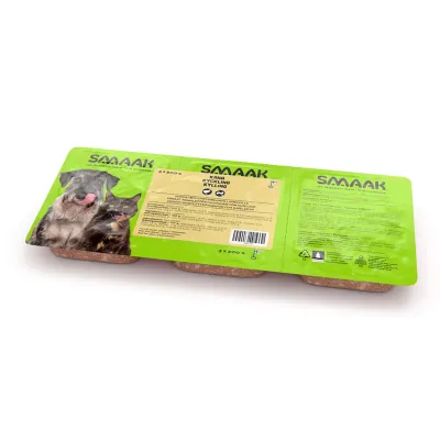 SMAAK kanan jauheliha koiralle, luuton 3 x 200 g, kuva 1 / 1