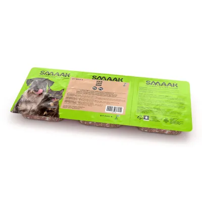 SMAAK sian raaka jauheliha koiralle 3 x 200 g, kuva 1 / 1