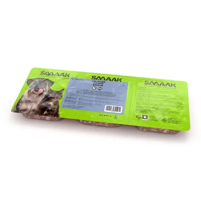 SMAAK kalkkunan jauheliha koiralle, luuton 3 x 200 g, kuva 1 / 1