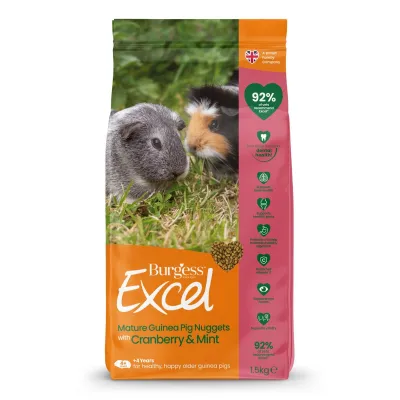 Burgess Excel Guinea Pig Mature Cranberry, kuva 1 / 1