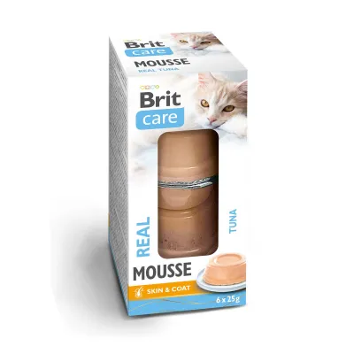 Brit Care Cat Mousse mousse, tonnikala 6 × 25 g, kuva 1 / 1