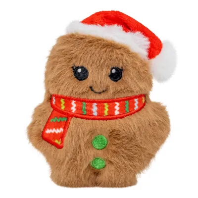KONG Holiday Snuzzles Mini koiran vinkulelu piparkakku XS, kuva 1 / 1