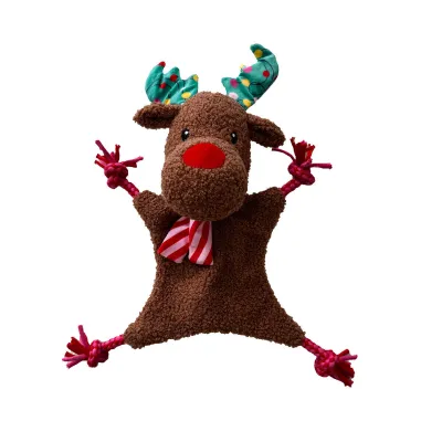 Bark-a-Boo Christmas Wishes koiran köysilelu poro 38 cm, kuva 1 / 1
